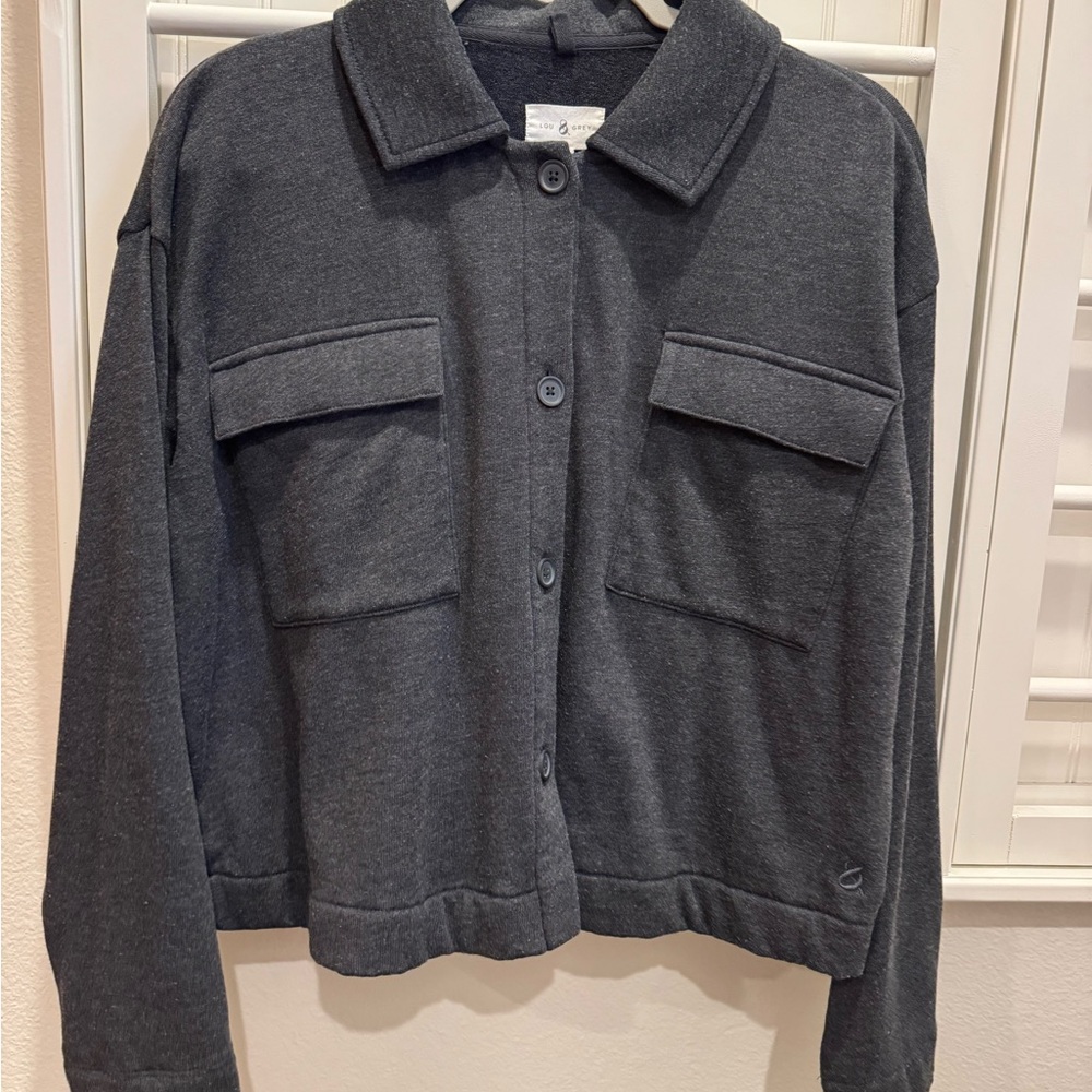 Lou & Grey Dark Gray Utility Jacket